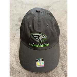 XFL Orlando‎ Guardians Hat Mens Charcoal Grey Adjustable Baseball Cap Football